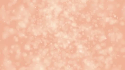Peach fuzz animate abstract particle animation bokeh circles Stock Footage 270412046