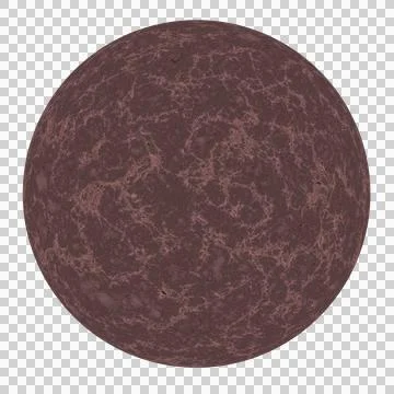 Peachy planet Stock Illustration
