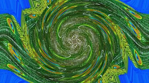 Peacock Feather 库存插图