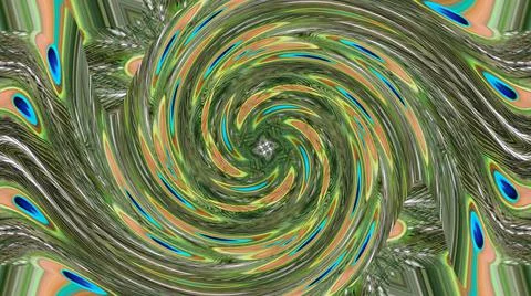 Peacock Feather Stock Illustration