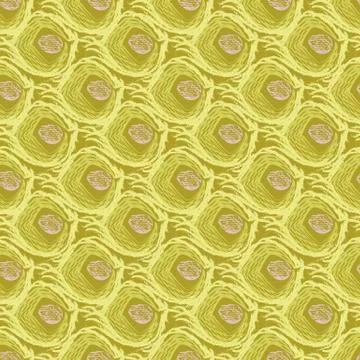 Peacock feathers seamless vector pattern Stock Illustration