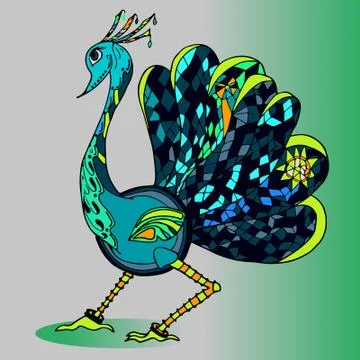 Peacock Illustrazione stock