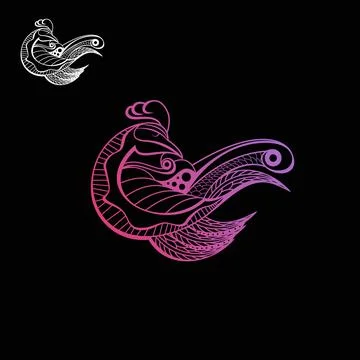 Peacock Stock Illustration