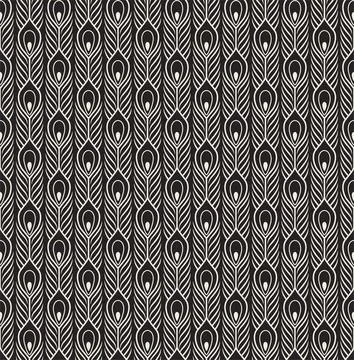 Peacock Seamless Pattern EPS Vector 스톡 일러스트