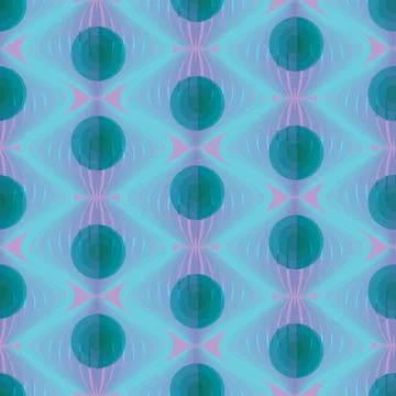 A peacock tail ogee seamless vector pattern Stock Illustration