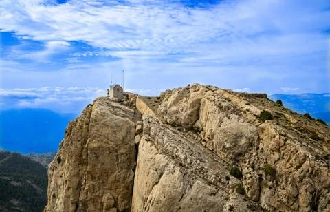 Peagolosa summit Stock Photos