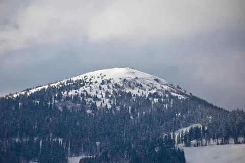Peak in Austrian Alps view, Klippitztorl area Stock Photos