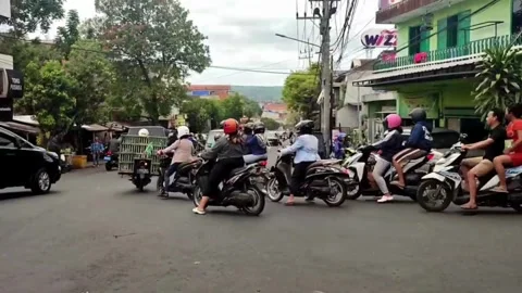The peak of the crowd Stock Footage 245223291