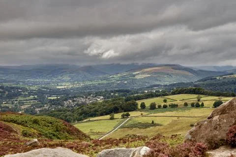 Peak District landscape Stock Photos