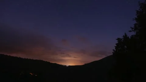 Peak District night Summer sky timelapse Stock-Footage 272296592