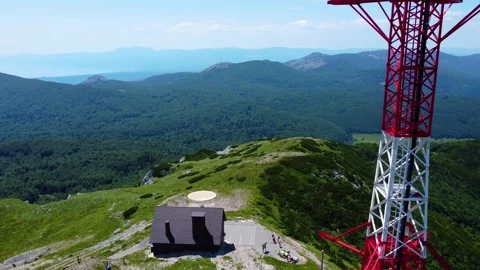 Peak Guslica, Platak, Croatia Stock Footage 250241053