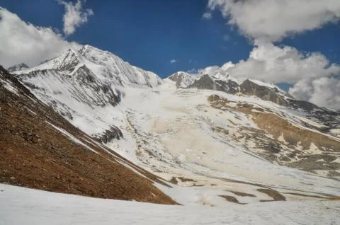 Peak in himalayas Stock Photos