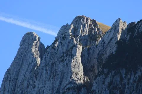 Peak of Mount Bockmattlistock. Stock Photos