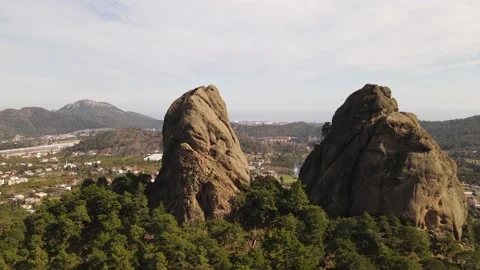 The peak of the mountain Stock Footage 172621531