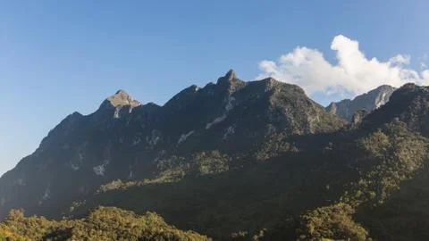 Peak of the Mountain Stock Photos