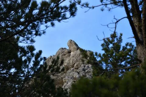 Peak of the mountain Stock Photos