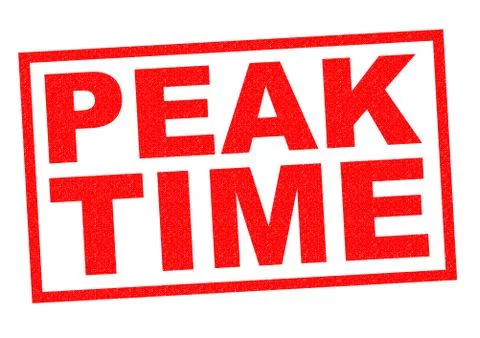 PEAK TIME Stock Illustration