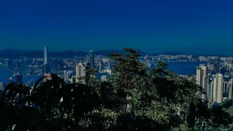 The Peak Tower Hong Kong Stock Photos