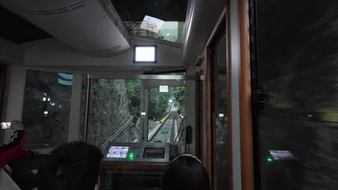 Peak Tram. Stock Footage 304210215