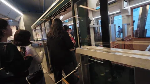 Peak Tram. Stock Footage 304210515