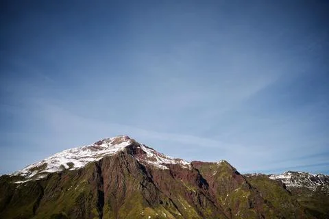 Peak view in the Pyrenees Stock Photos