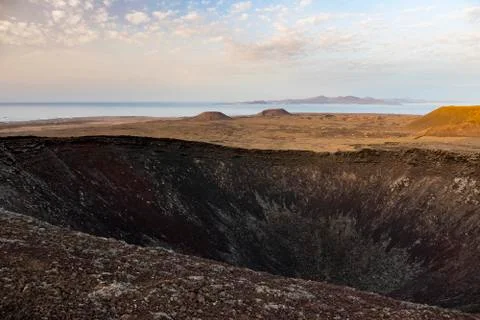 Peak of the volcano Stock Photos