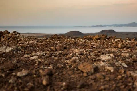 Peak of the volcano Stock Photos