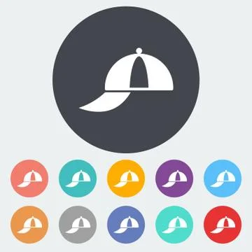 Peaked cap Stock Illustration