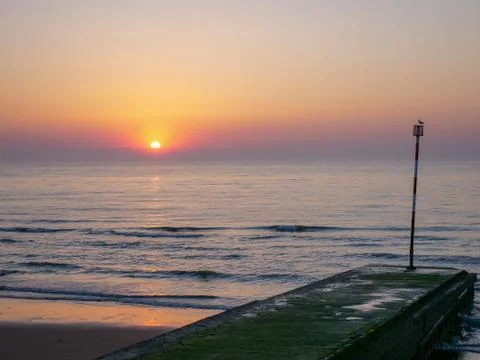 Peaking Sunrise Foto stock