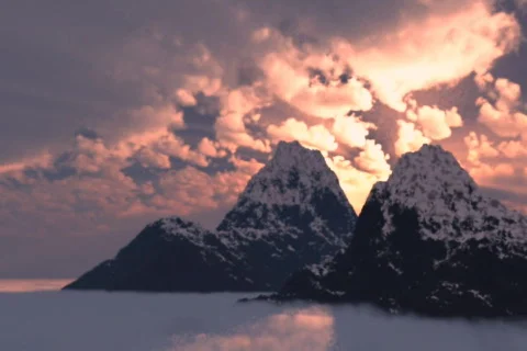 Peaks 05 2997 Stock Footage 338090