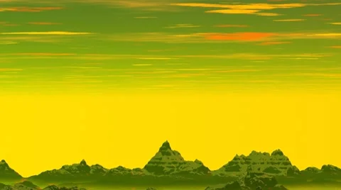 Peaks of mountains and the sky Stock Footage 8664889