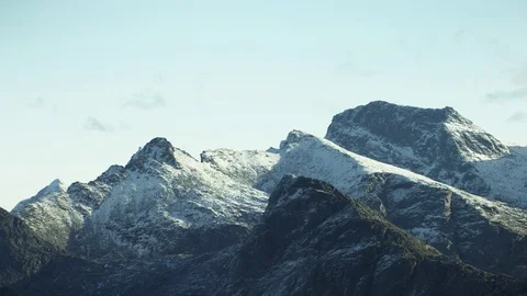 Peaks in The North of Norway Video stock 81457063
