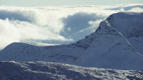 Peaks in The North of Norway Video stock 81457729
