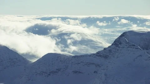 Peaks in The North of Norway Stock Footage 81457734