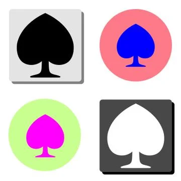 Peaks Suit. flat vector icon Stock Illustration