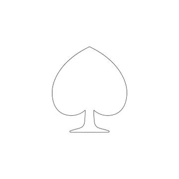 Peaks Suit. flat vector icon Illustrazione stock