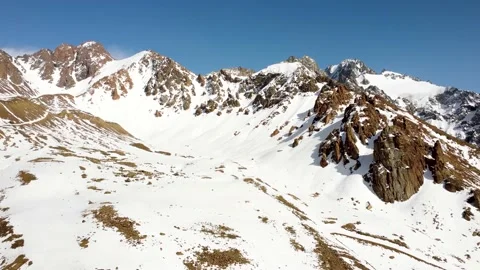 Peaks of Tuyuk-Su gorge Stock Footage 194655683