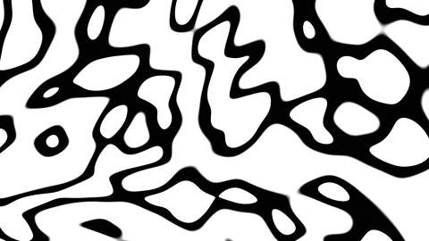 Peaks of Wave Pattern Mask Combining Movement Fluid Stock Footage 139737345