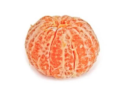 Pealed mandarin orange 스톡 사진