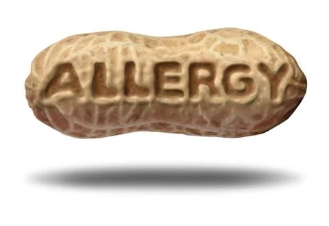 Peanut Allergy Concept Stock Illustration