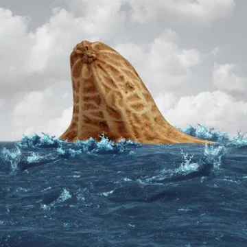 Peanut Allergy Danger Stock Illustration