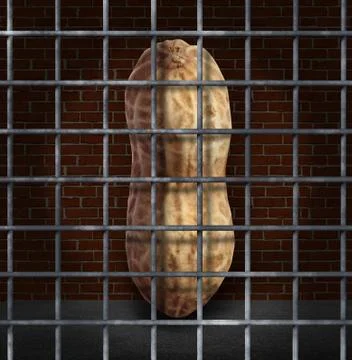 Peanut allergy Stock Illustration