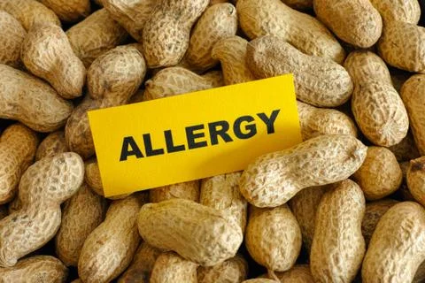 Peanut allergy Stock Photos