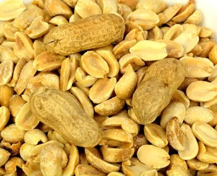 Peanut background Stock Photos