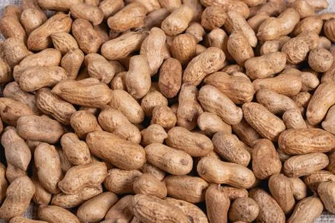 Peanut background Stock Photos