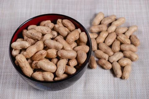 Peanut background Stock Photos