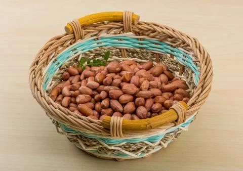 Peanut in the bowl Stock Photos