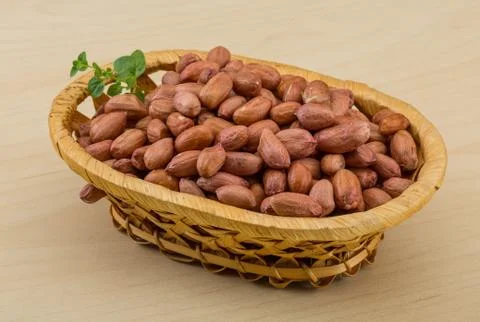 Peanut in the bowl Stock Photos