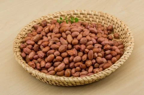 Peanut in the bowl Stock Photos
