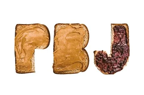 Peanut butter and jelly Stock Photos